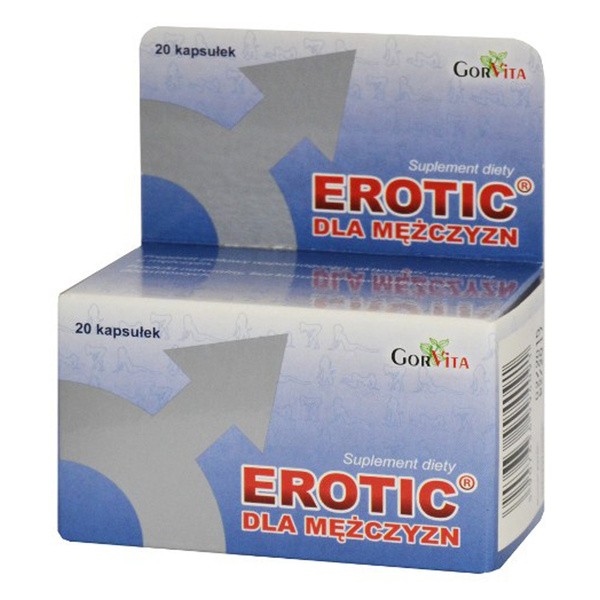 Gorvita Erotic, kapsułki dla mężczyzn, 20 szt.