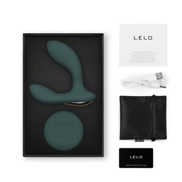 Lelo Hugo 2 Remote Green, masażer prostaty z pilotem, 1 szt.