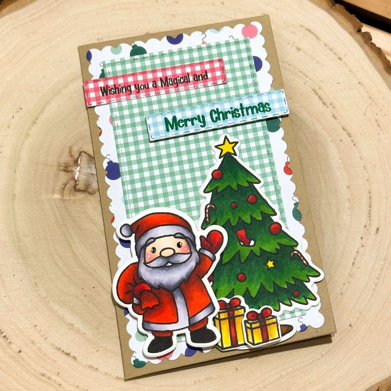 happysanta2stamp Clear Stamp Set