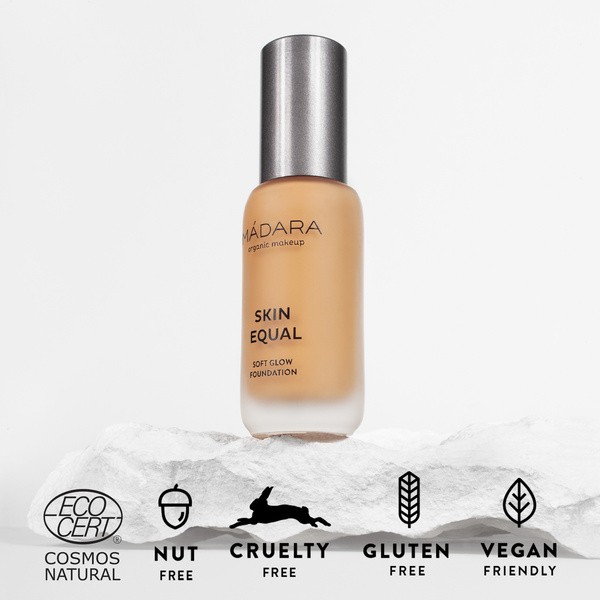Madara Skin Equal, Soft Glow Foundation SPF15, podkład, Golden Sand 50, 30 ml