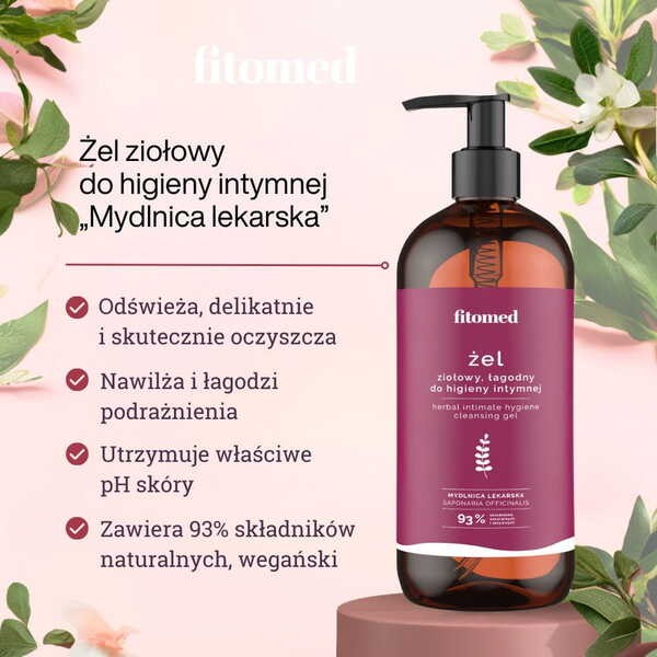 Fitomed, Mydlnica lekarska, żel ziołowy do higieny intymnej, 500 g