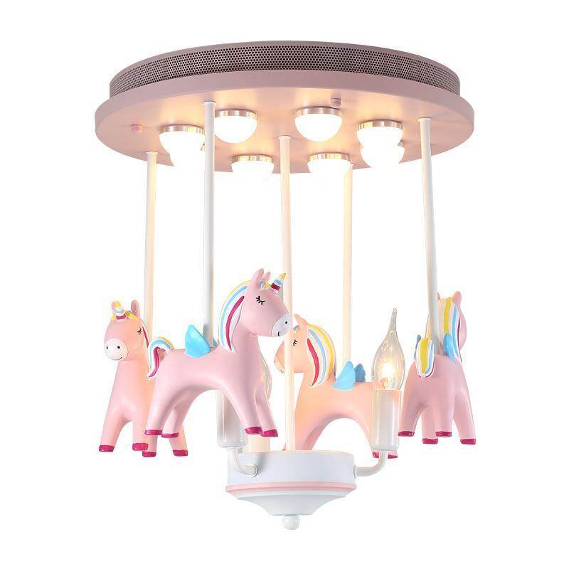 Luminária de teto infantil, moderna e criativa, com LED, para quarto, jardim de infância, playground e decoração com tema de desenho animado.