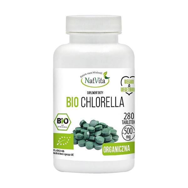 NatVita Bio Chlorella, tabletki, 280 szt.
