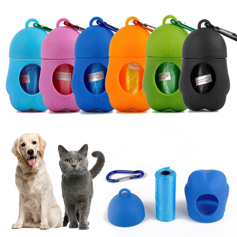 Pet Dog Garbage Bags Safe Non Toxic Pet Waste Poop Bag Dog Products Pets Cleaning Accessories Pet Waste Bag Dispenser