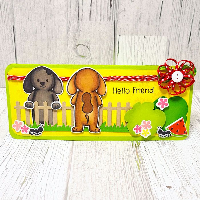 hangingoutdog2stamp Clear Stamp Set