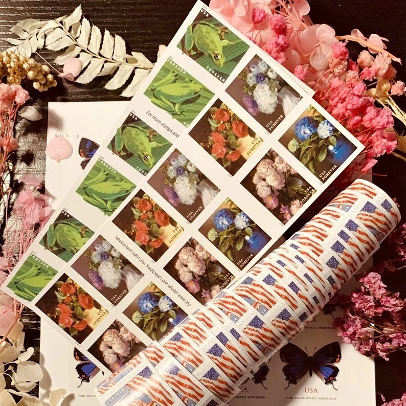 (2022) USPS Forever American Flag Stamps Rolls