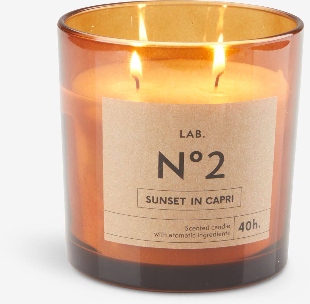 BASTIAN Duftlys BASTIAN Ø10xH10cm Brun