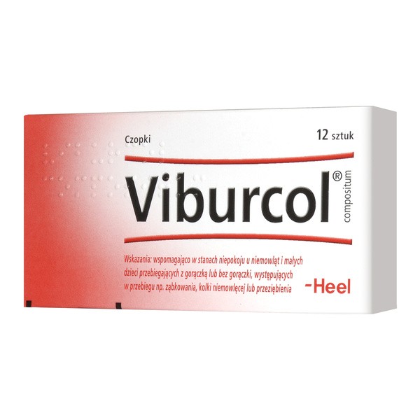 Heel-Viburcol compositum, czopki, 12 szt.