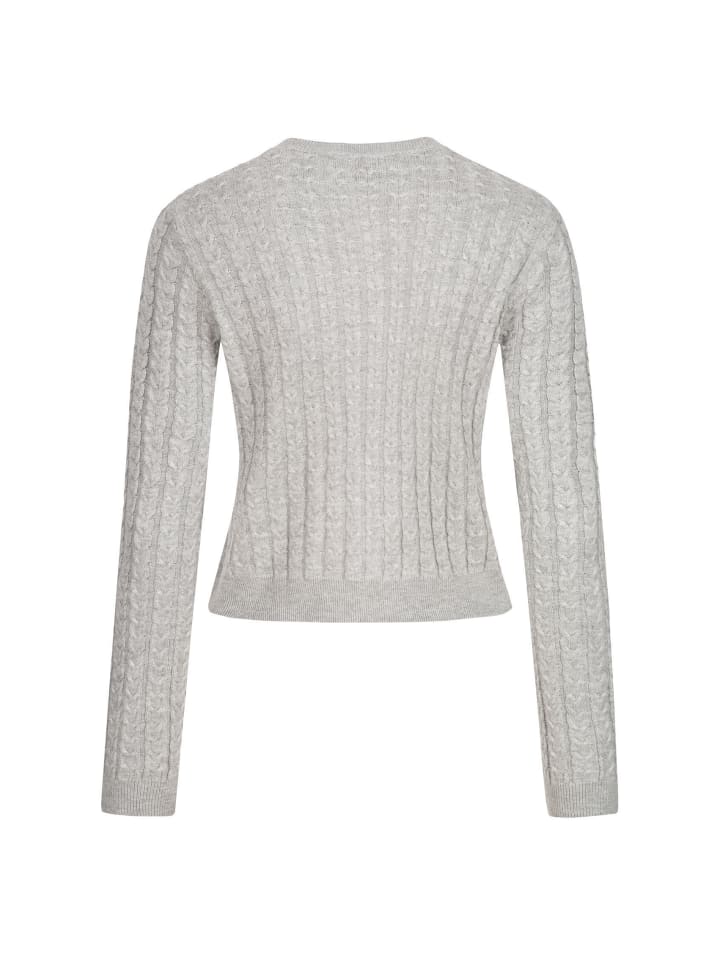 Nübler Strickjacke Langarm Sonja in Silber günstig kaufen