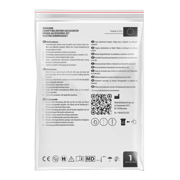 Bonumm Lewatywa, zestaw akcesoriów, 1 szt.