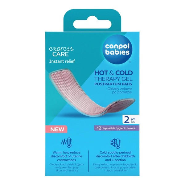 Canpol Babies, okłady żelowe poporodowe, 2 szt.