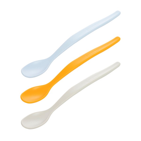 Canpol Babies, zestaw 3 pierwszych łyżeczek do karmienia, niebieski, 1 szt.