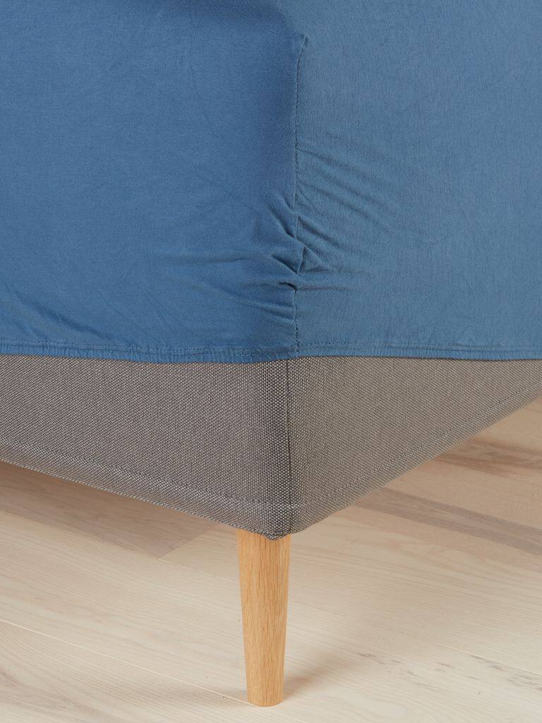 HELLE guld Jerseylagen HELLE 90x200x30cm blå