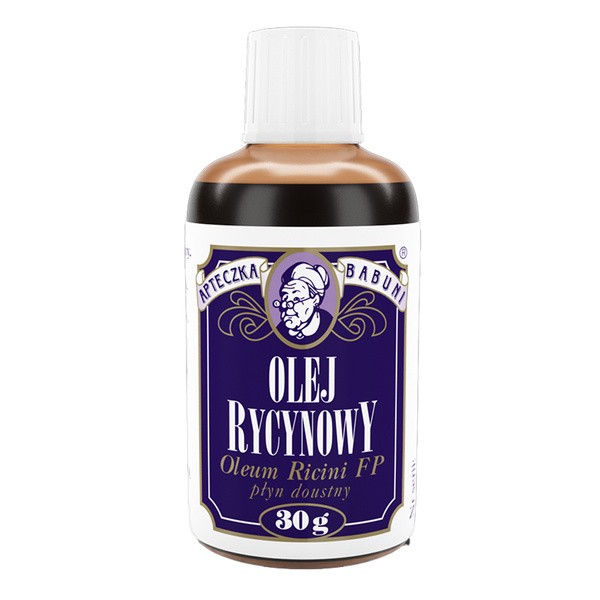 Olej rycynowy (Oleum Ricini), płyn doustny, 30 g