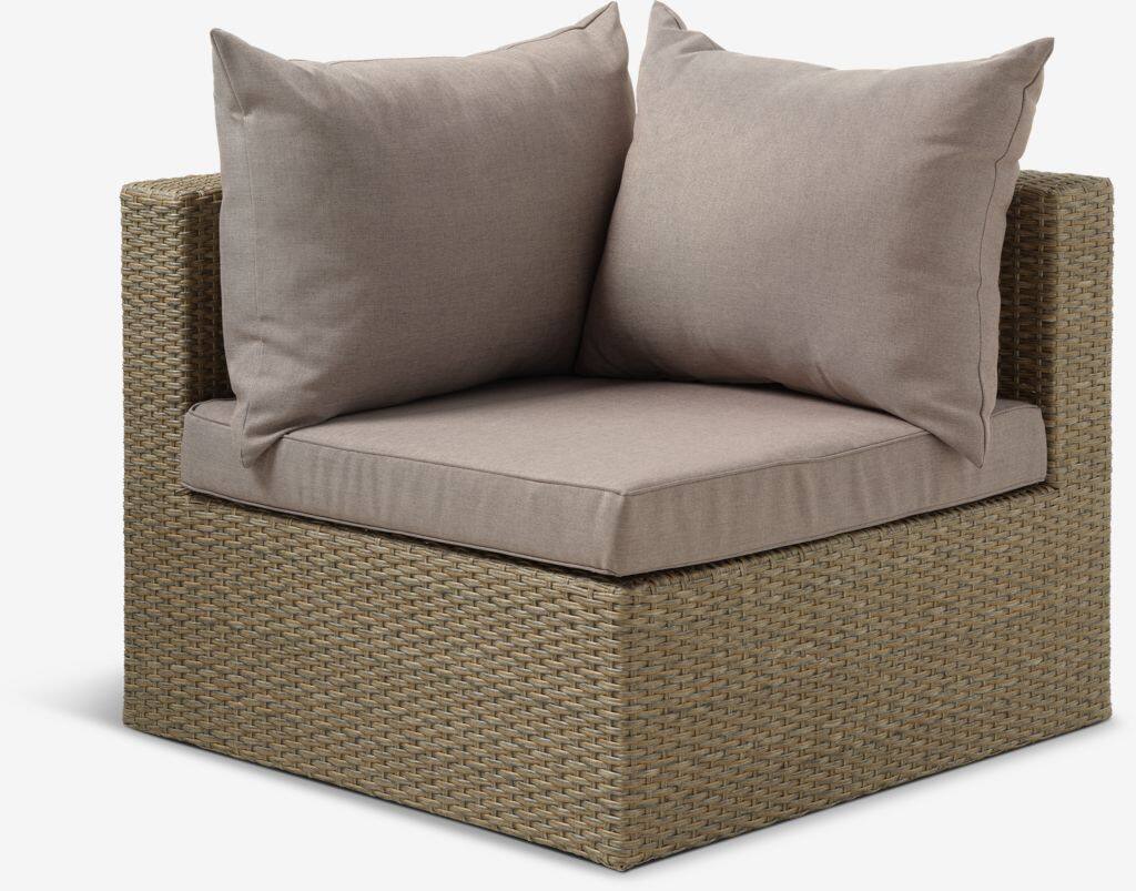 RAVNDRUP hjørne-/gavlsiddemodul natur