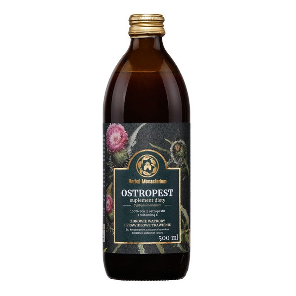 Herbal Monasterium Ostropest, sok, 500 ml
