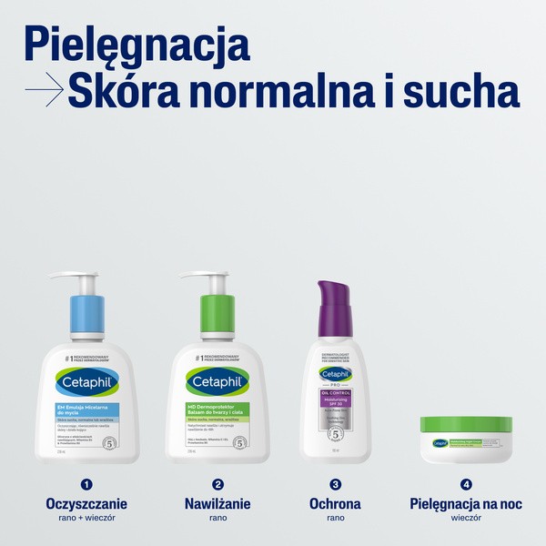 Cetaphil EM, emulsja micelarna do mycia, z pompką, 236 ml