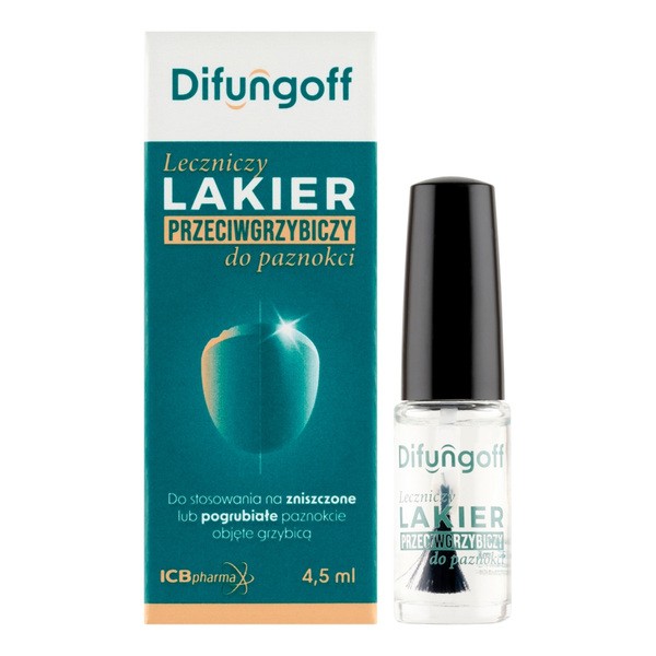 Difungoff, lakier przeciwgrzybiczy do paznokci, 4,5 ml