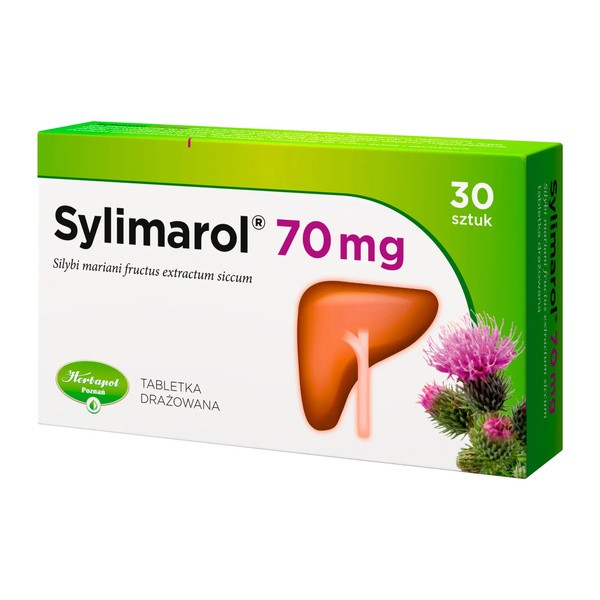 Sylimarol 70 mg, drażetki, 30 szt.
