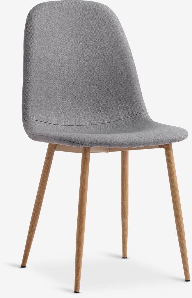 JONSTRUP JONSTRUP spisestuestol, gråt stof/eg