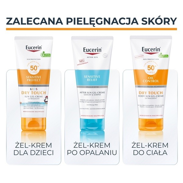 Eucerin Sensitive Protect Sun Kids SPF50+, spray ochronny, 200 ml
