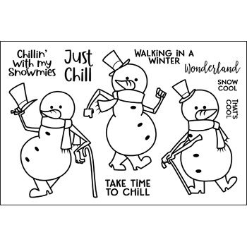 moresnowmen2stamp Clear Stamp Set