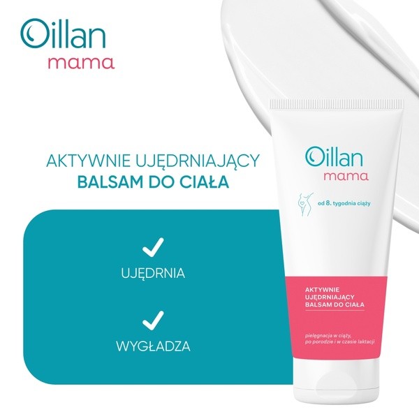 Oillan Mama, aktywnie ujędrniający balsam do ciała, 200 ml