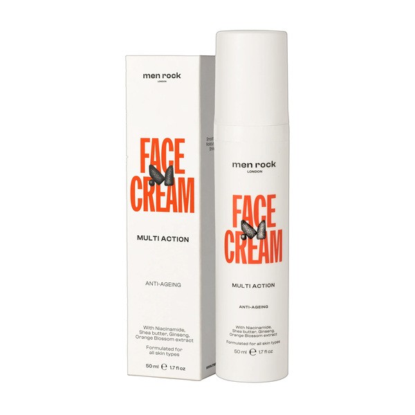 Men Rock Face Cream Multi Action, wielofunkcyjny krem do twarzy dla mężczyzn, 50 ml
