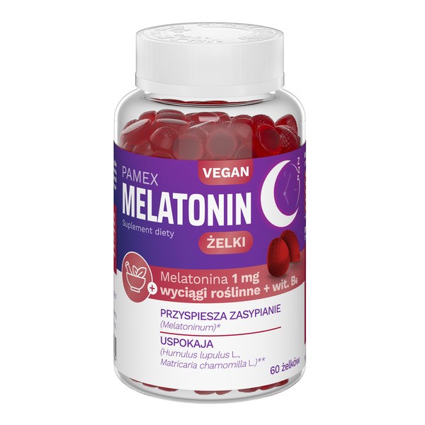 Pamex Melatonin, żelki, 60 szt.