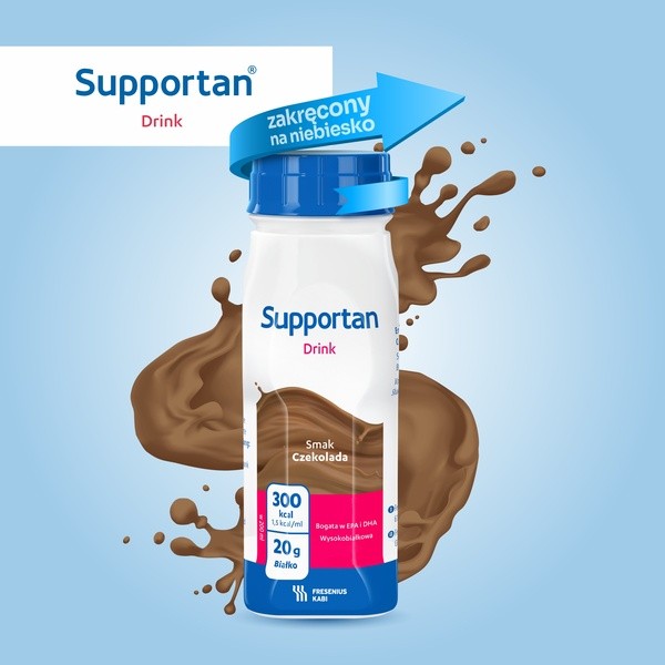 Supportan Drink o smaku czekolady, 4 x 200 ml