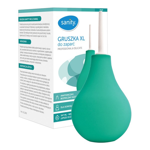 Sanity, gruszka XL z kanką (nr 11), 1 szt.