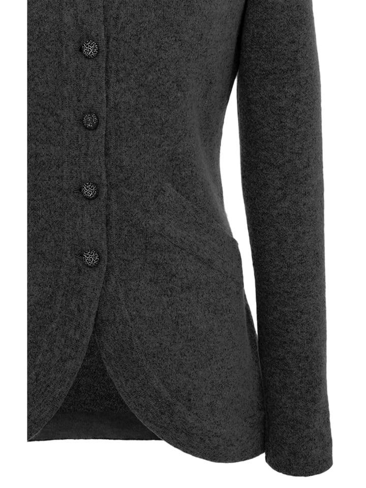 AlpSpur Strickjacke LISA11 in dunkelgrau günstig kaufen