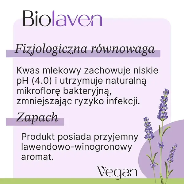 Biolaven Organic, żel do higieny intymnej, 300 ml