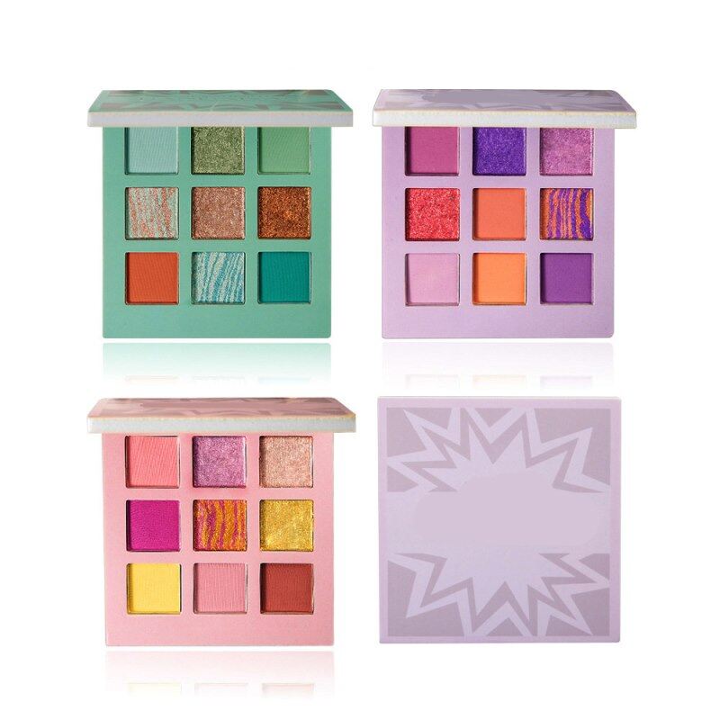 9-kleuren Oogschaduwpalet – Compact Palet met Parelmoer, Matte en Glanzende Tinten (Jiugongge-stijl)