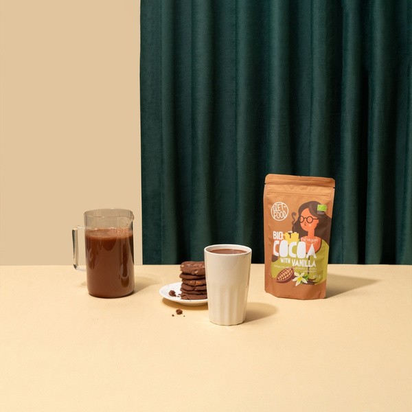 Diet-Food, Bio kakao o smaku waniliowym, 200 g