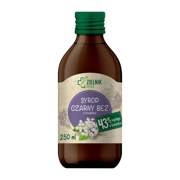 ZIELNIK DOZ Syrop Czarny bez z kwiatów, 250 ml