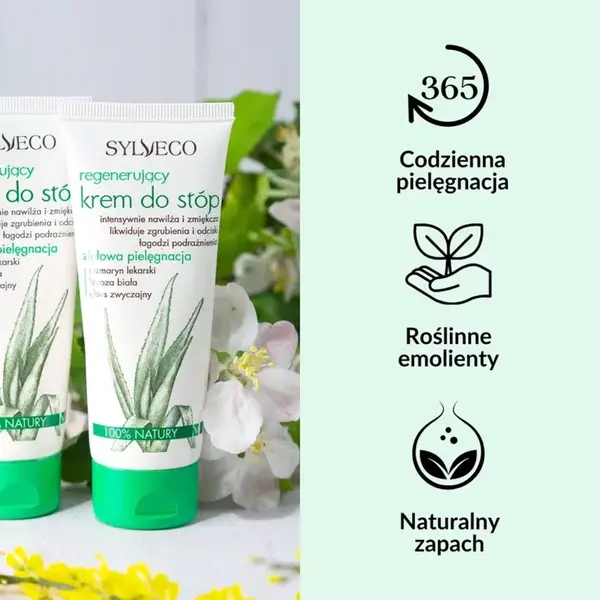 Sylveco, krem regenerujący do stóp, 75 ml