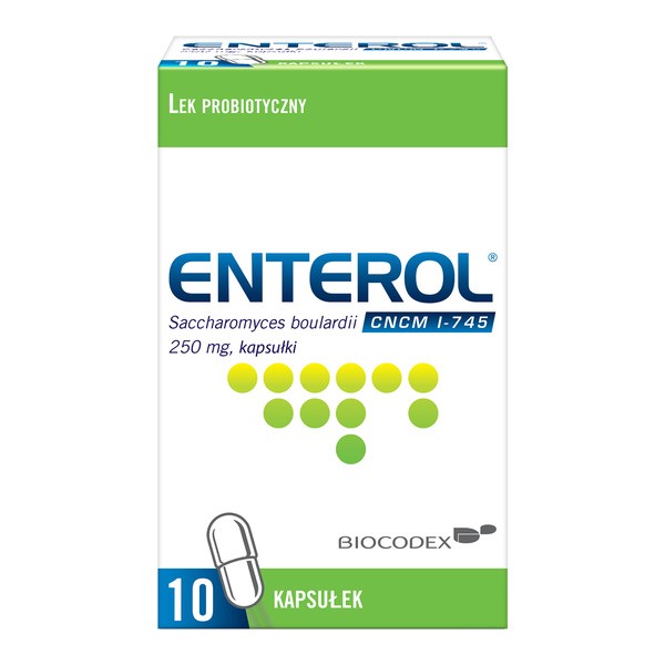 Enterol, 250 mg, kapsułki, 10 szt