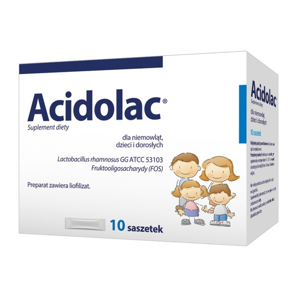 Acidolac, liofilizat doustny, 3 g, 10 saszetek