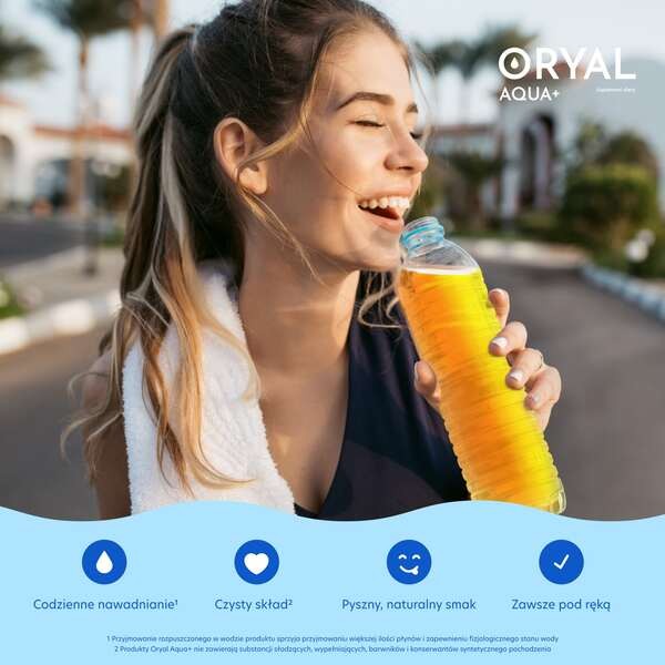 Oryal Aqua+, saszetki z proszkiem, smak mango-marakuja, 14 szt.