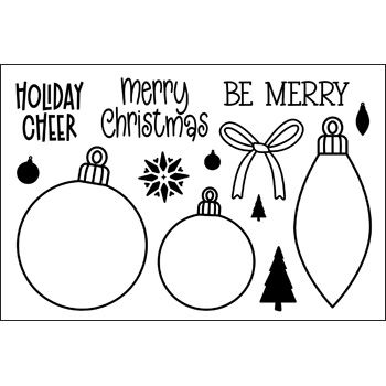 Charming Christmas Clear Stamps Set of 14