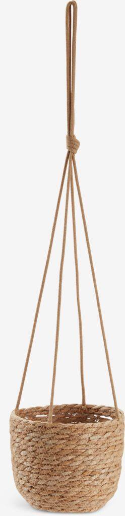 STEFAN blomst ampel STEFAN Ø17xH15cm naturlig