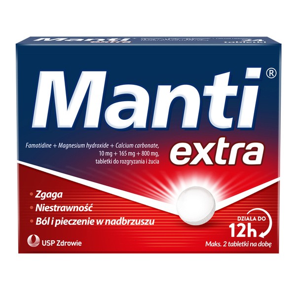 Manti Extra, tabletki do rozgryzania i żucia, 24 szt.