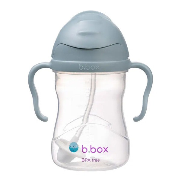 B.box, Bidon ze słomką Ocean, 240 ml, 1 szt.