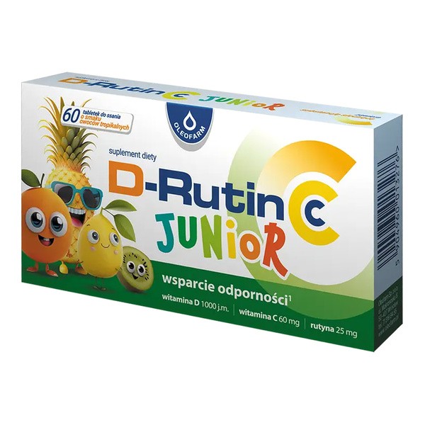D-Rutin CC Junior, tabletki do ssania, 60 szt.