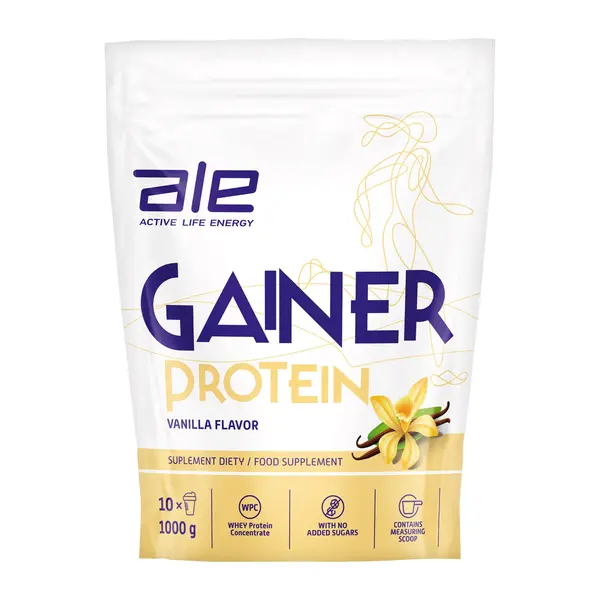 ALE Gainer Protein Vanilla Flavor, proszek, 1000 g