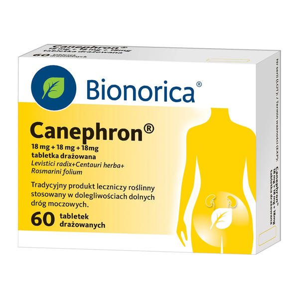 Canephron, tabletki drażowane, 60 szt.