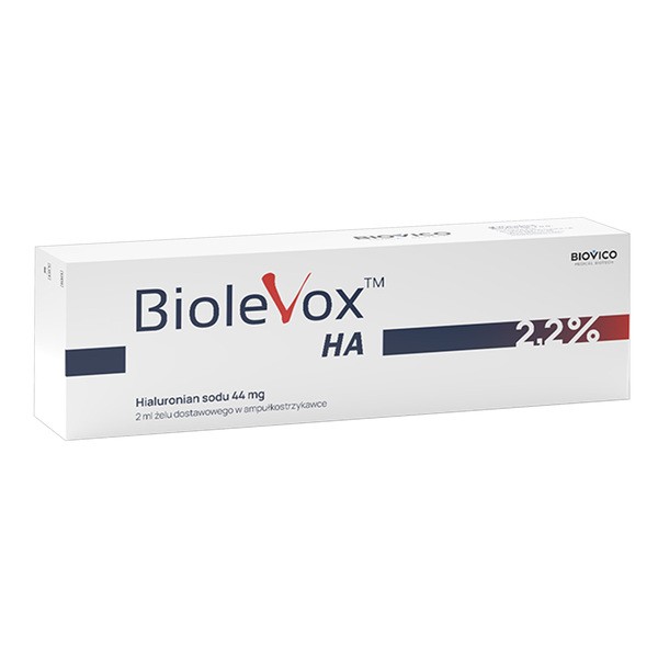 Biolevox HA 2,2%, 2 ml, żel dostawowy, 1 ampułko-strzykawka