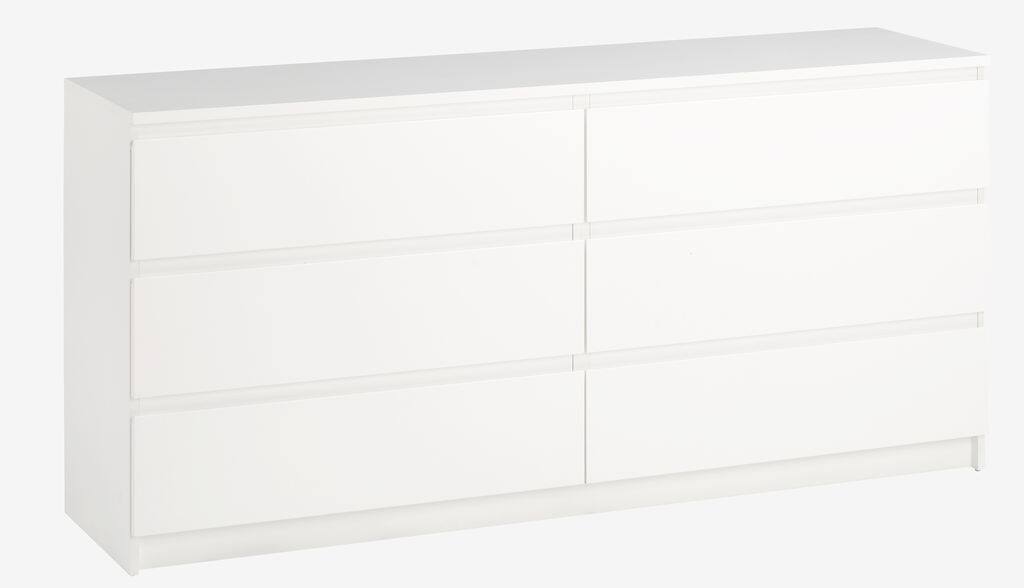 TANGBJERG TANGBJERG kommode med 3 skuffer, 3 skuffer, hvid