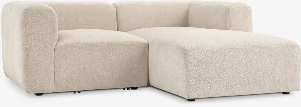 SKEJBY Modulsofa SKEJBY 2-personers chaiselong af sandstof